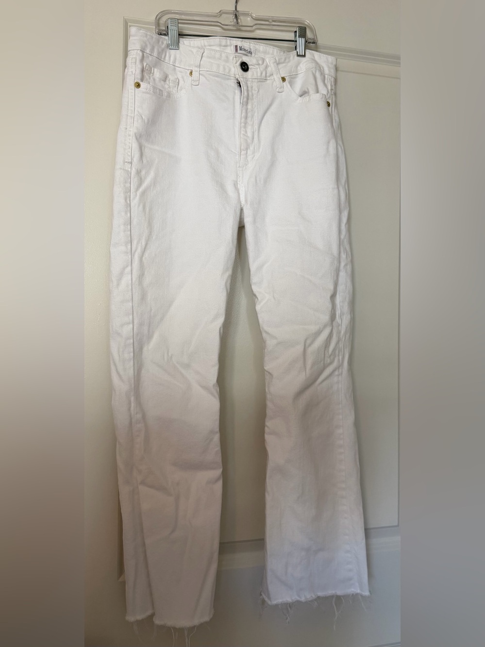 White Women's Boot Cut Jeans - The Starlet Morrison Denim